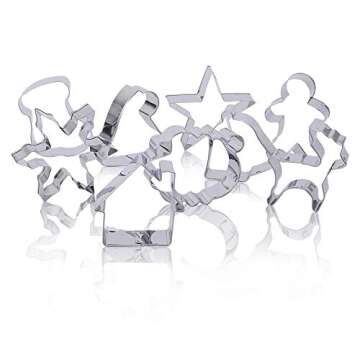 BAKHUK Christmas Cookie Cutters Set - 15pcs for Festive Baking