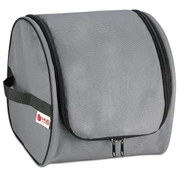 Premium Christmas Light Storage Bag – Heavy Duty Tear Proof 600D/Inside PVC Material with Reinforced Handles - With 3 Reels Stores up to 375 Ft of Mini Christmas Tree Lights & Extension Cords - Gray