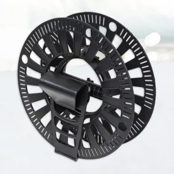 Premium Christmas Light Storage Bag – Heavy Duty Tear Proof 600D/Inside PVC Material with Reinforced Handles - With 3 Reels Stores up to 375 Ft of Mini Christmas Tree Lights & Extension Cords - Gray