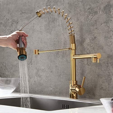Stylish JinYuZe Kitchen Faucet with Pull-Out Sprayer