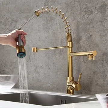 Stylish JinYuZe Kitchen Faucet with Pull-Out Sprayer