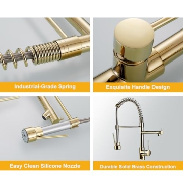 Stylish JinYuZe Kitchen Faucet with Pull-Out Sprayer