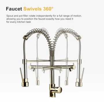 Stylish JinYuZe Kitchen Faucet with Pull-Out Sprayer
