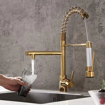 Stylish JinYuZe Kitchen Faucet with Pull-Out Sprayer