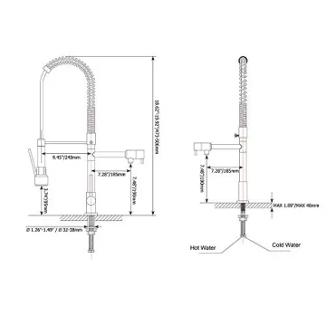 Stylish JinYuZe Kitchen Faucet with Pull-Out Sprayer