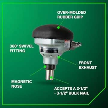 Metabo HPT Palm Nailer - Pro Preferred Lightweight Tool