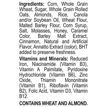 Honey Bunches of Oats Almond Heart Healthy Cereal 12 Oz