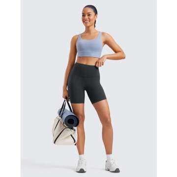 CRZ YOGA ButterLuxe Biker Shorts for Yoga & Running