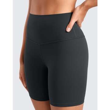 CRZ YOGA ButterLuxe Biker Shorts for Yoga & Running