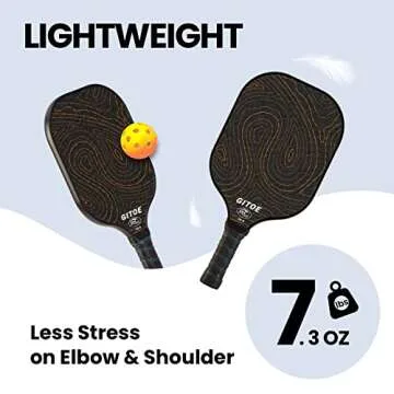 GITOE Lightweight Pickleball Paddles Set - USAPA Approved