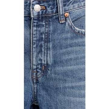 Shop Madewell Women's Darted Barrel-Leg Jean, Irmo Blue