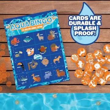 Exciting Pool Bingo Diving Game for Kids - Summer Fun
