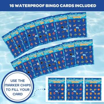 Exciting Pool Bingo Diving Game for Kids - Summer Fun