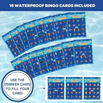 Exciting Pool Bingo Diving Game for Kids - Summer Fun