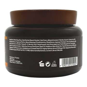 Gold Series Treatment Mask – Deep Hydrating Argan Oil Hair Mask for Dry Damaged, Color Treated and...