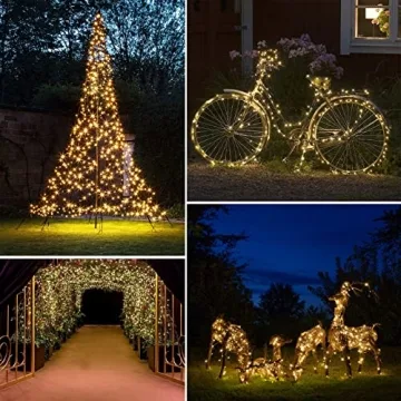 BHCLIGHT Solar String Lights Outdoor 80FT 200 LED