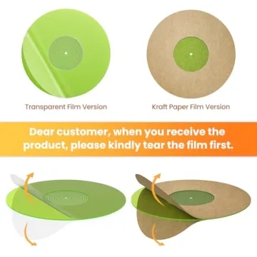 Acrylic Turntable Slipmat for Enhanced Sound Quality
