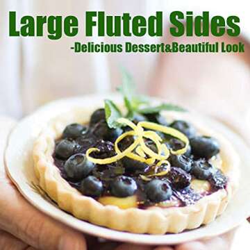 DATANYA Mini Removable Bottom Tart Pans for Easy Baking