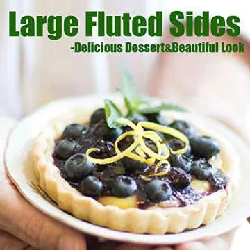 DATANYA Mini Removable Bottom Tart Pans for Easy Baking