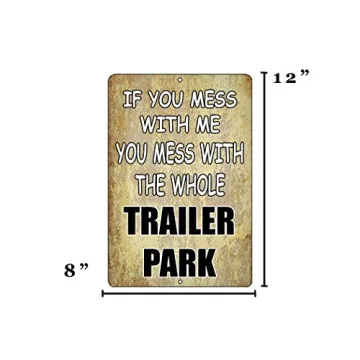 Funny Sarcastic Metal Tin Sign for Home Decor