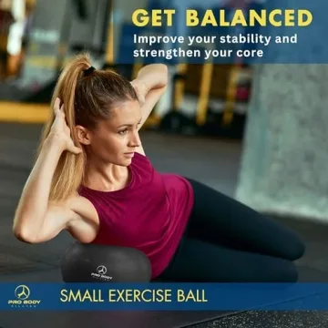 ProBody Pilates Ball - 9 Inch Inflatable Yoga Ball