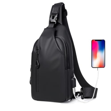 NEWSEE Lightweight Sling Bag Waterproof Crossbody Backpack