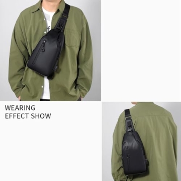 NEWSEE Lightweight Sling Bag Waterproof Crossbody Backpack