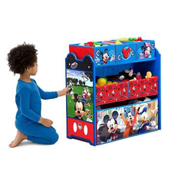 Delta Children Mickey Mouse Toy Organizer for Kids