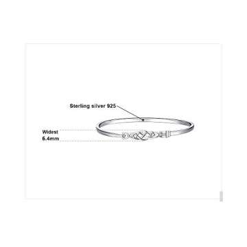 JewelryPalace Irish Celtic Love Knot Bracelet, 14k Gold Plated 925 Sterling Silver Bracelets for Wom...