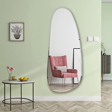 Broojo Asymmetrical Accent Wall Mirror 19.6 x 47 Inch