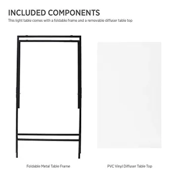 Fovitec Portable Shooting Table for Stunning Product Photos