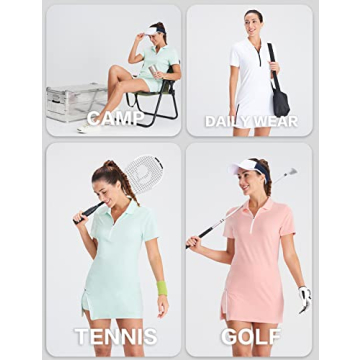 Hiverlay Tennis Golf Dress for Women Athletic Style