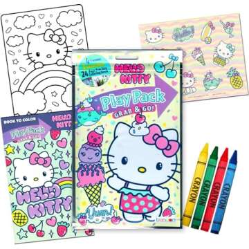 Hello Kitty Imagine Ink Book for Kids - Mess-Free Coloring Booklet with Magic Pen