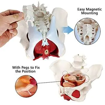 Female Pelvis Model with Removable Organs - Teaching Aid
