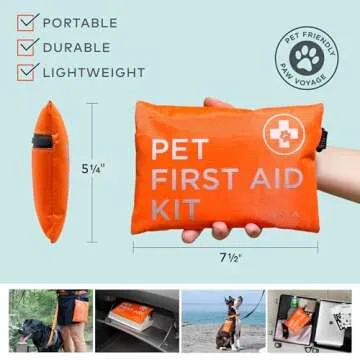 ARCA PET Dog First Aid Kit for Outdoor Adventures