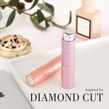 LePlatom 8ml Refillable Travel Perfume Atomizer - 2pcs