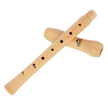 Eastrock Recorder Instrument for Adults Soprano Recorder Baroque Maple Wood C Key 2 Piece Recorder W...