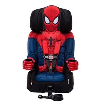 KidsEmbrace Marvel Spider-Man 2-in-1 Forward-Facing Booster Car Seat LATCH | 5-Point Harness Booster...