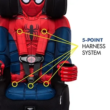 KidsEmbrace Spider-Man 2-in-1 Booster Car Seat for Ages 2-10