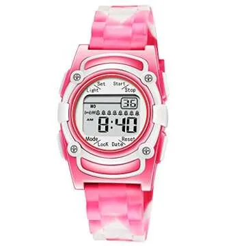 T TICCI Kids Digital 8 Alarm Vibrating Watch for Potty Training