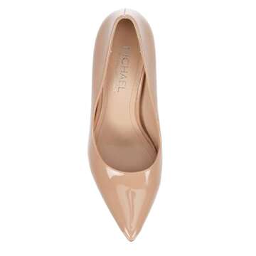 Michael By Michael Shannon Ryleigh - Women's Classic Pointed Toe High Heel Dress Pump Shoes Nude, Size 8.0 Medium Width