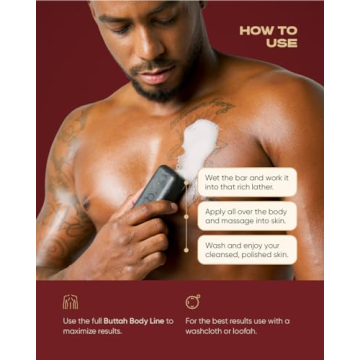 Buttah Skin Black Gold Polishing Bar Soap 2 Pack 100g