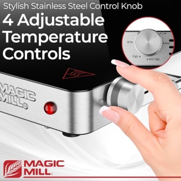 Magic Mill Extra Large Food Warmer with Adjustable Temperature Control