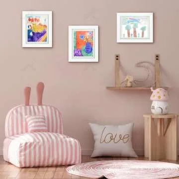 Stylish 8.5x11 Kids Art Frames for Creative Display