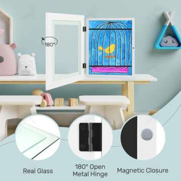 Stylish 8.5x11 Kids Art Frames for Creative Display