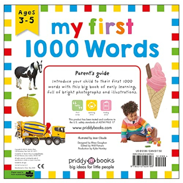 Priddy Learning: My First 1000 Words for Toddlers