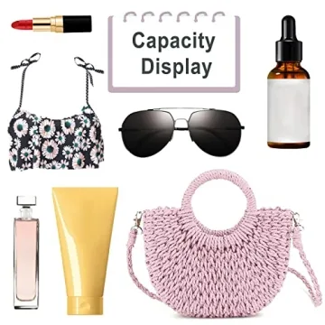 Stylish QTKJ Mini Rattan Straw Handbag for Women