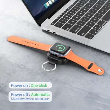 Temdan Compact Wireless Charger for Apple Watch - 1200mAh