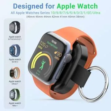 Temdan Compact Wireless Charger for Apple Watch - 1200mAh