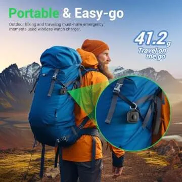 Temdan Compact Wireless Charger for Apple Watch - 1200mAh